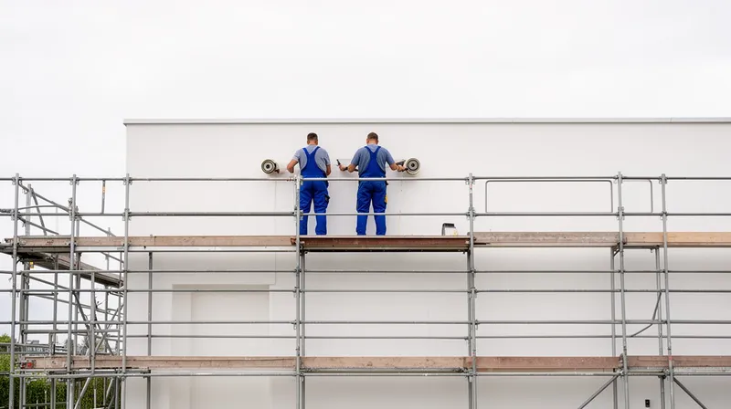 Arbeitsbühne im Einsatz